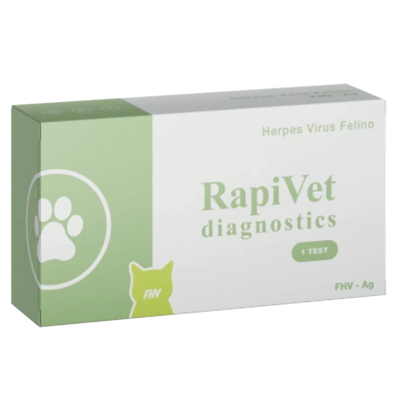 Prueba rápida de herpes virus felino