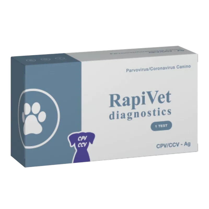 Prueba de parvovirus y coronavirus canino
