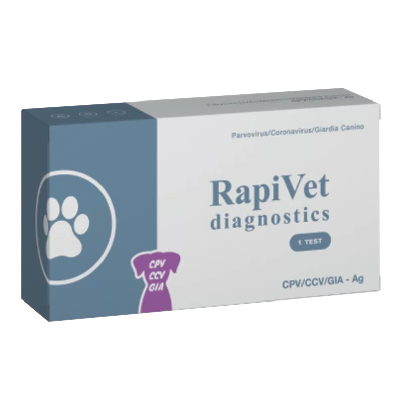 Prueba de parvovirus, coronavirus y giardia canina