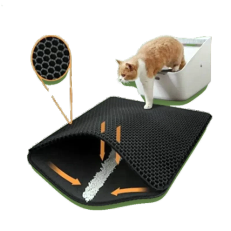 Alfombra colectora de arena para gatos