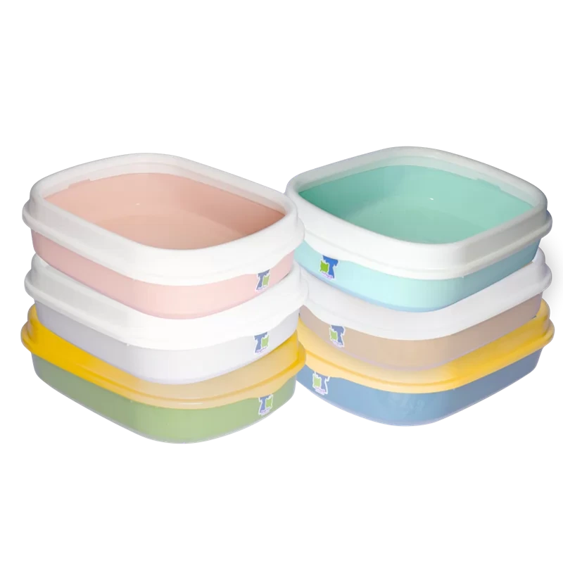 Arenero abierto para gatos, disponible en varios colores