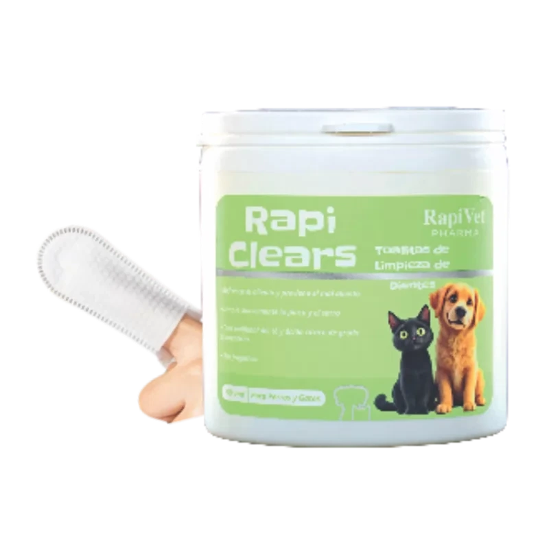 RapiClears Dedal para dientes, higiene dental de perros y gatos
