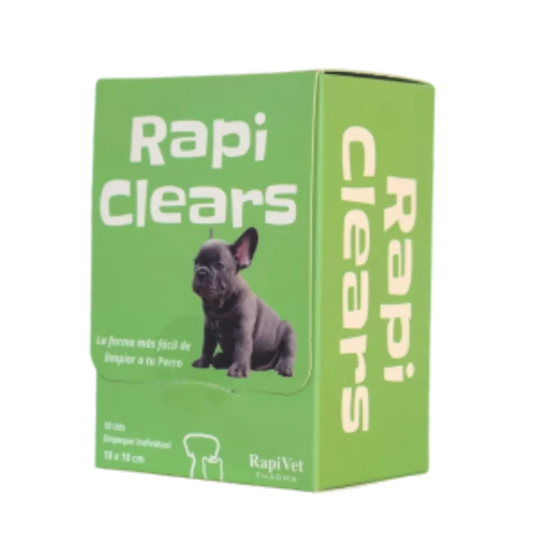RapiClears Toallitas individuales para perros y gatos