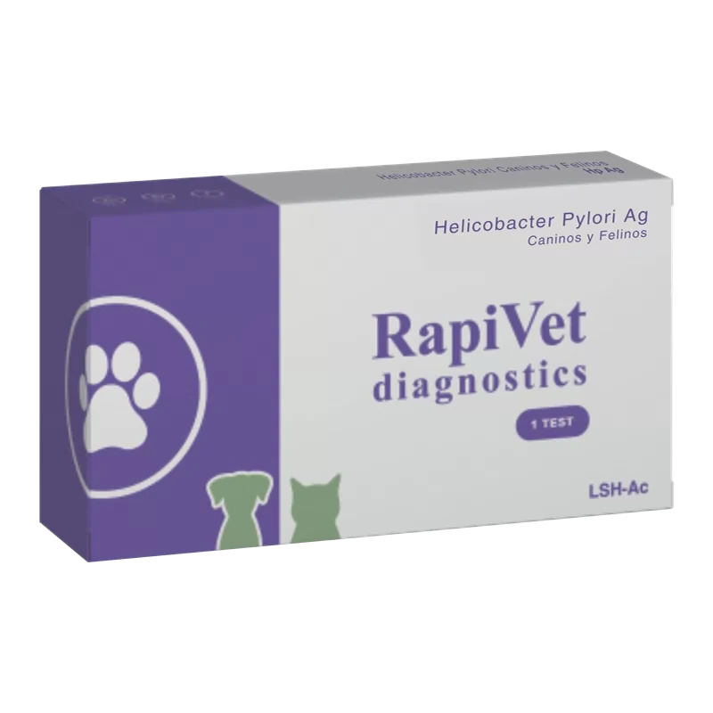Prueba rápida de Helicobacter pylori para caninos y felinos